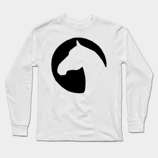 horse silhouette Long Sleeve T-Shirt